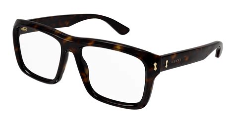 occhiali da vista gucci havana asta metallo|Gucci GG1462O.